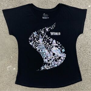 Broadway WICKED Tee Official Merchandise Glinda Elphaba Ombré - XS (fits like M)